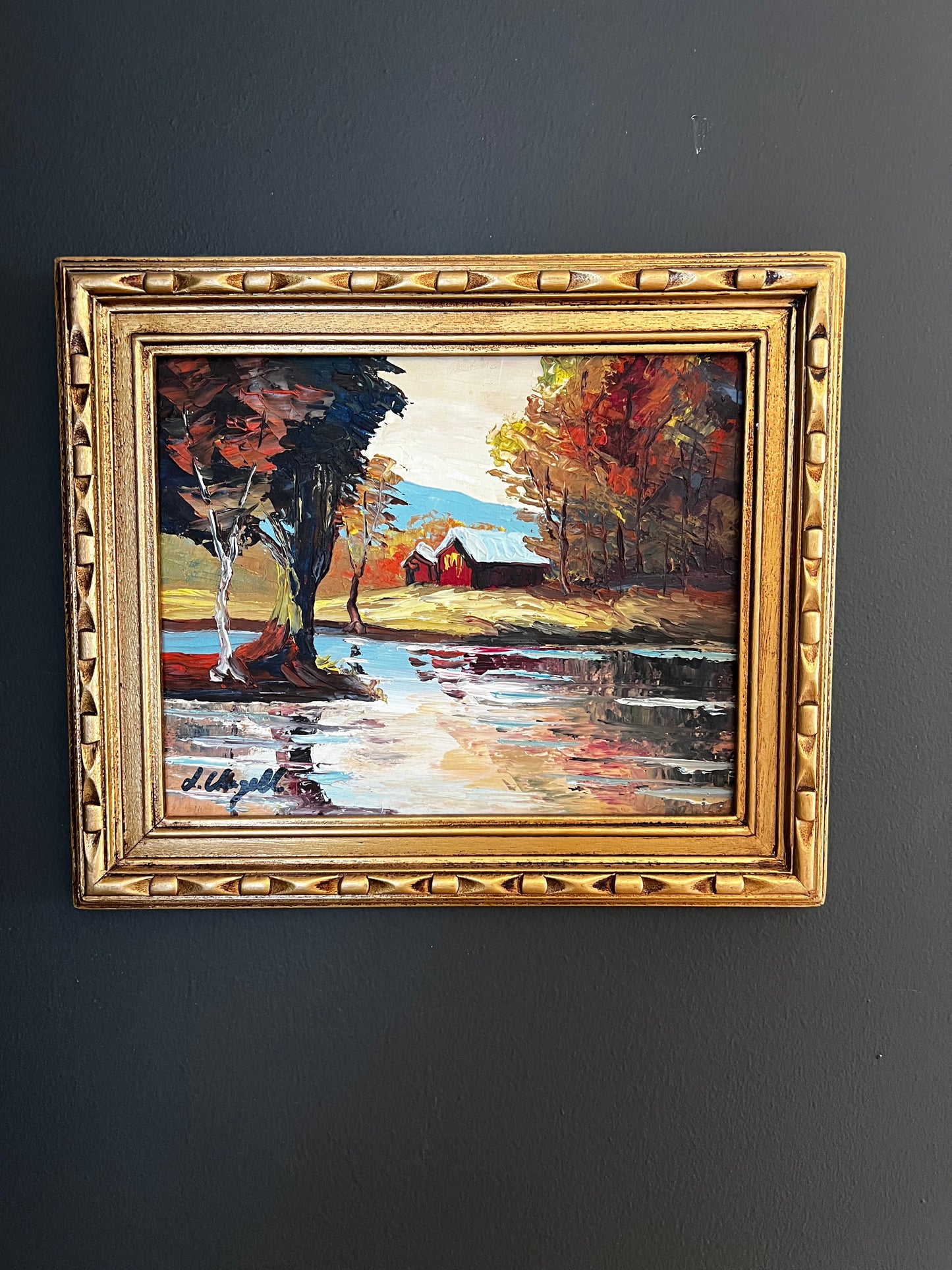 Vintage Fall Paiting- Original