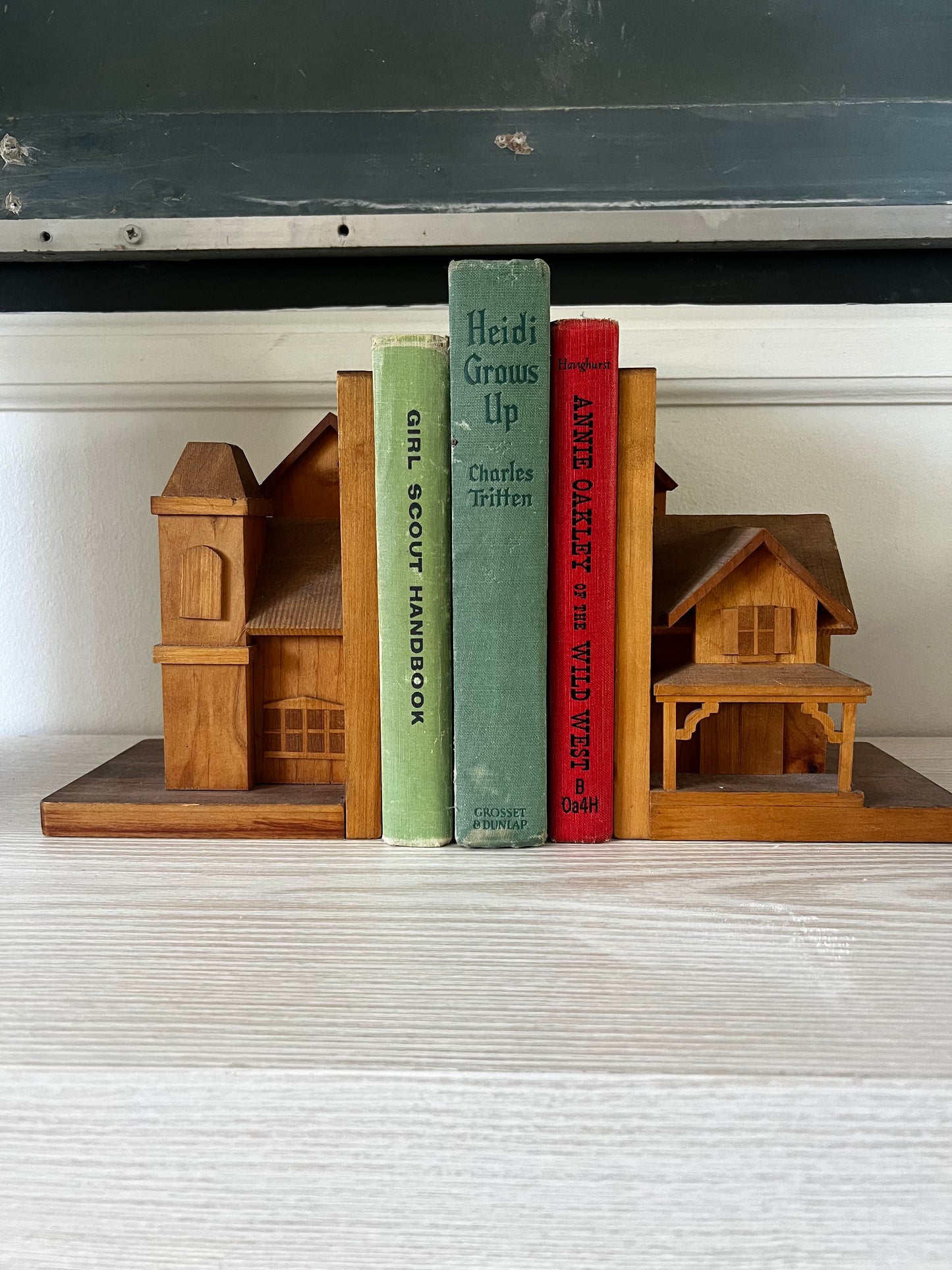 Vintage Dollhouse Book Ends