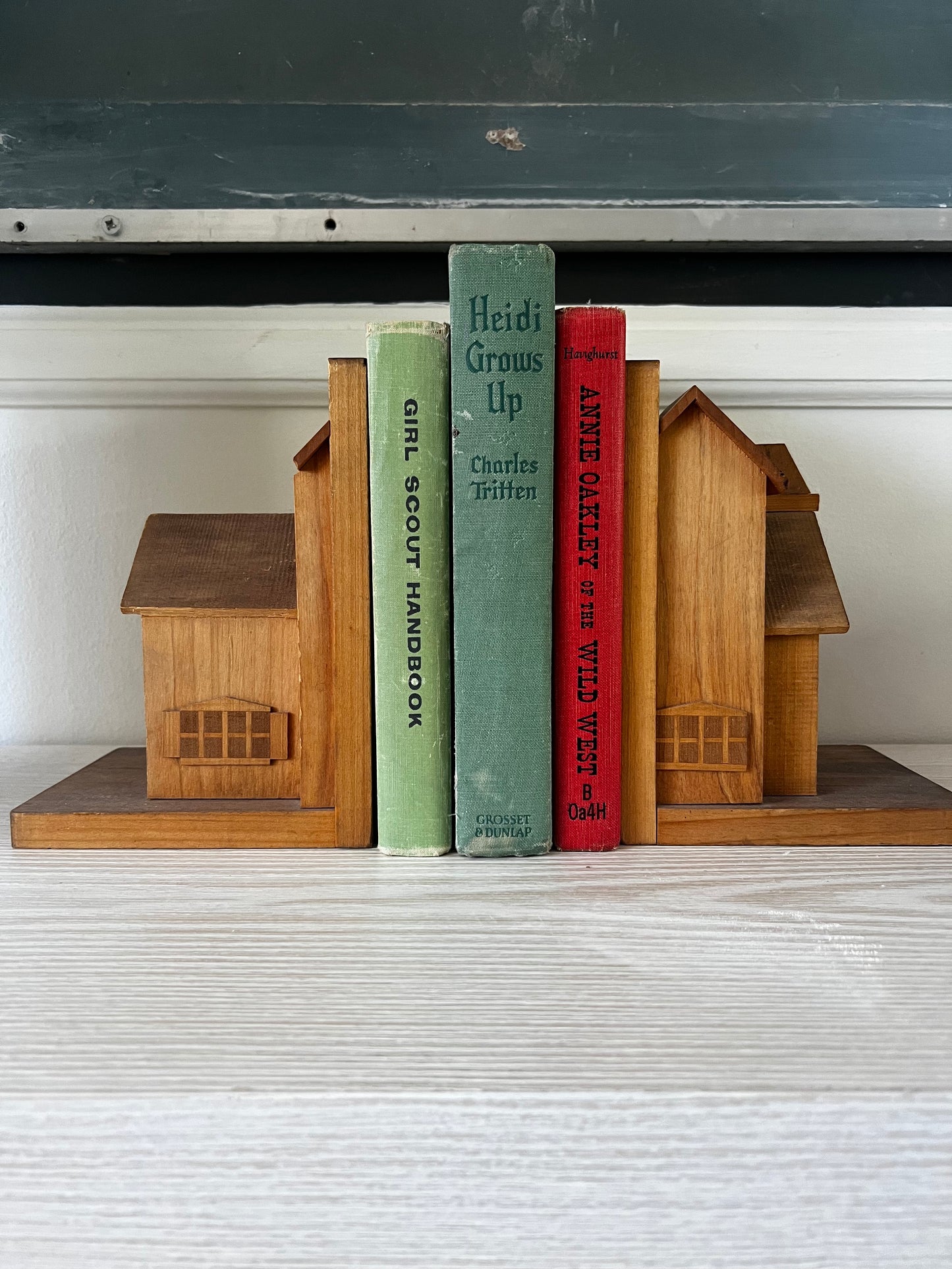 Vintage Dollhouse Book Ends