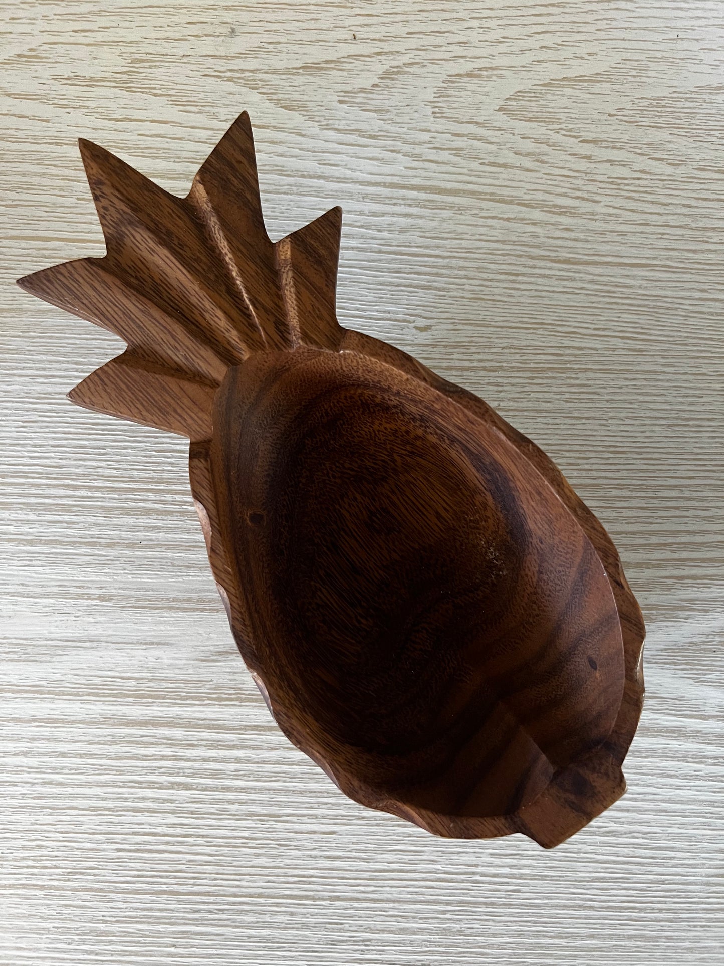 Wood Pineapple Dish