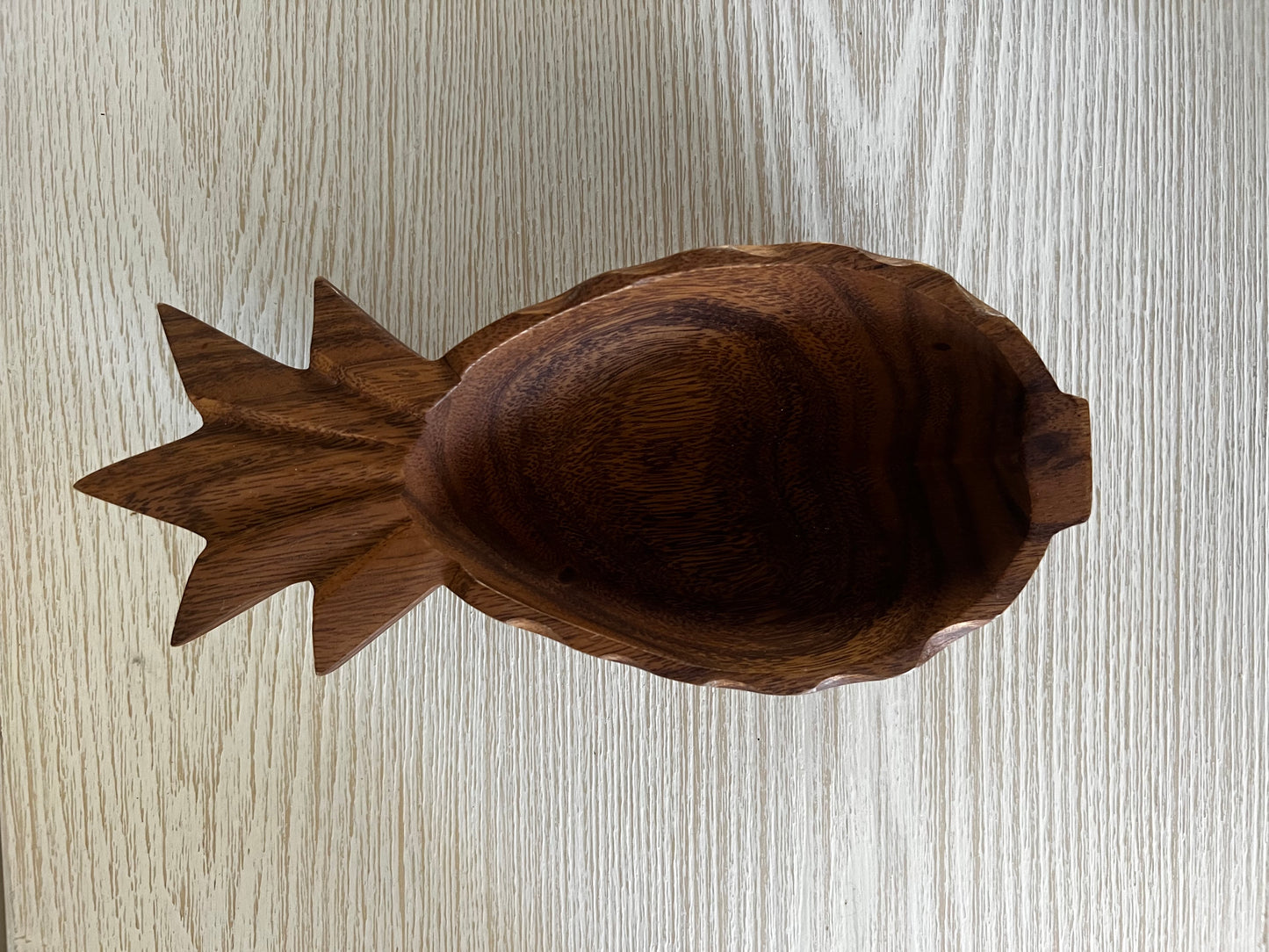 Wood Pineapple Dish