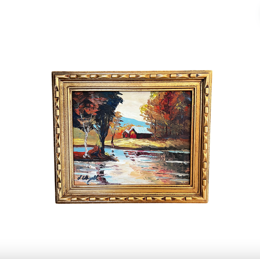 Vintage Fall Paiting- Original