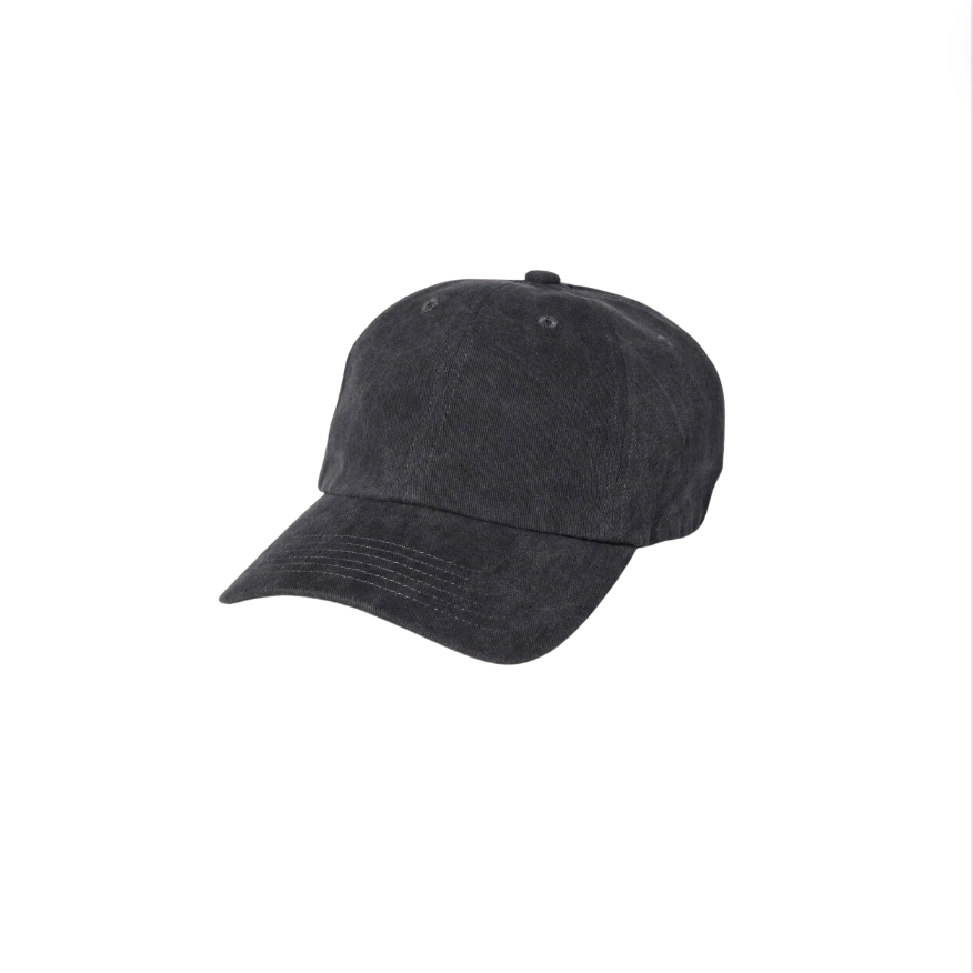 Washed Dad Hat in Vintage Black