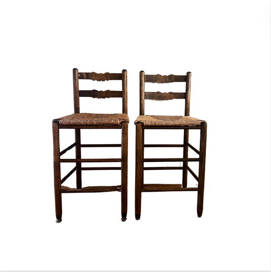 Vintage Bow Chairs-Set of 2